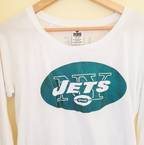 Victoria's Secret PINK NFL Jets Long-sleeve top - Picture 2 of 3